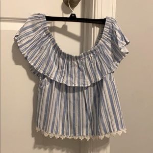 Altard state sear sucker crop top